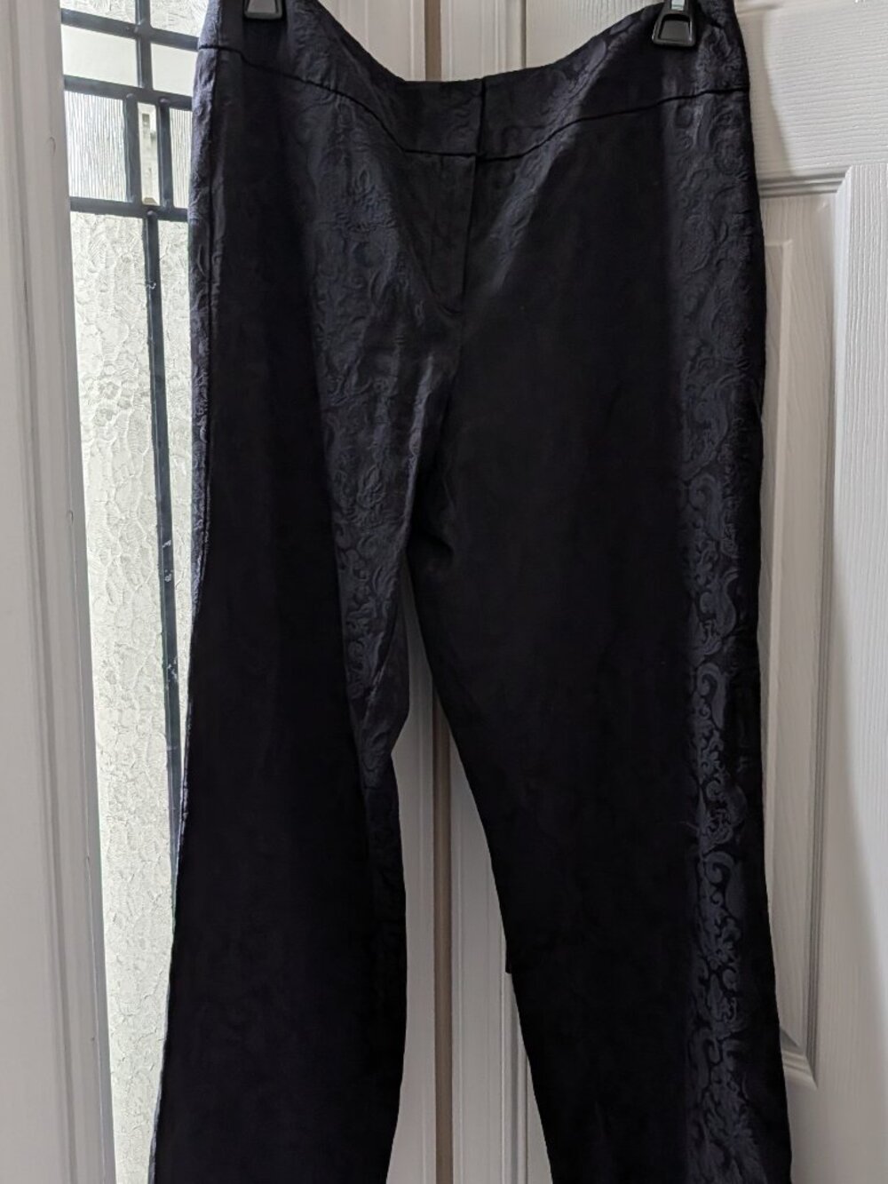 APT 9 Black dressy paisley polish, going from professionalism into evening